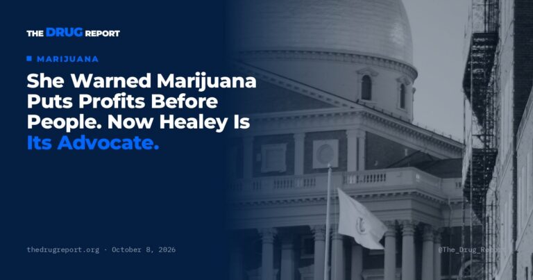 Healey Question 8: the Massachusetts State House in Boston, where Maura Healey warned in 2016 that marijuana companies put profits before people