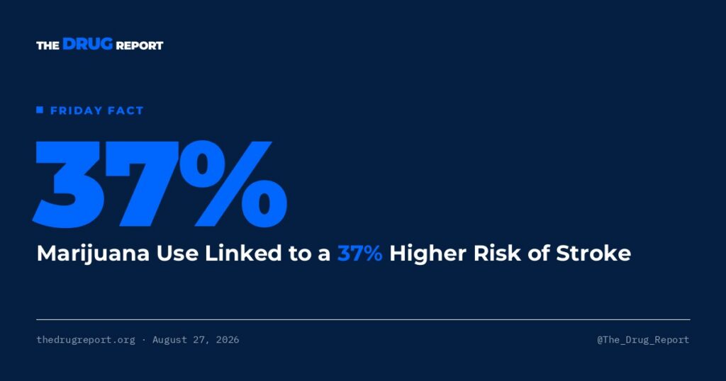 Friday Fact: Marijuana Use Linked to a 37% Higher Risk of Stroke | The Drug Report